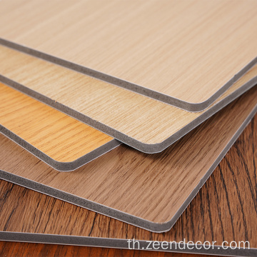 PVC Cladding Wood Veneer ตกแต่งผนัง